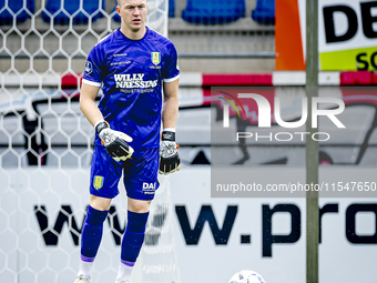 RKC goalkeeper Yanick van Osch plays during the match RKC - NEC (friendly) at the Mandemakers Stadium for the Dutch Eredivisie season 2024-2...