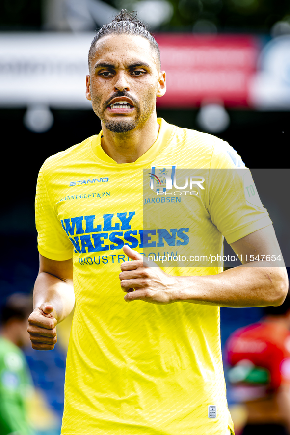 RKC player Alexander Jakobsen plays during the match RKC vs. NEC (friendly) at the Mandemakers Stadium for the Dutch Eredivisie season 2024-...