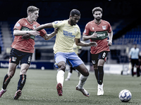 NEC player Mees Hoedemakers, RKC player Yassin Oukili, and NEC player Philippe Sandler during the match RKC vs. NEC (friendly) at the Mandem...