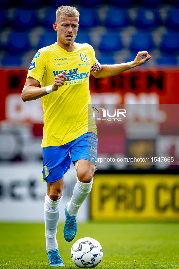 RKC player Dario van de Buijs plays during the match RKC - NEC (friendly) at the Mandemakers Stadium for the Dutch Eredivisie season 2024-20...