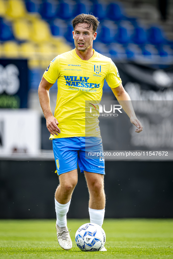 RKC player Patrick Vroegh during the match RKC vs. NEC (friendly) at the Mandemakers Stadium for the Dutch Eredivisie season 2024-2025 in Wa...