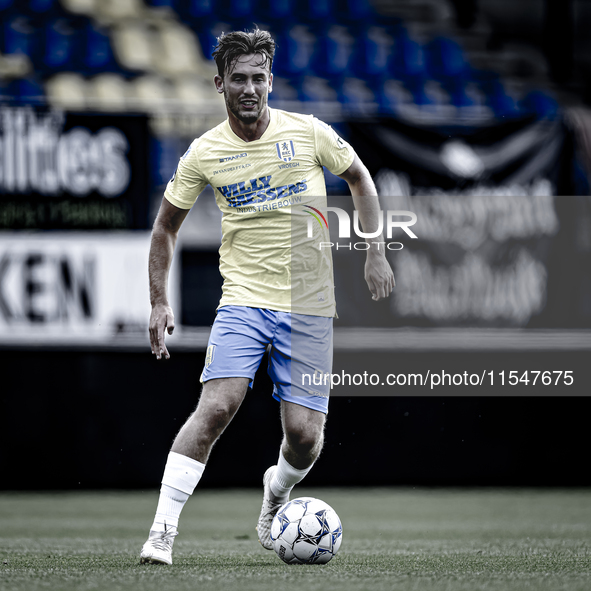 RKC player Patrick Vroegh during the match RKC vs. NEC (friendly) at the Mandemakers Stadium for the Dutch Eredivisie season 2024-2025 in Wa...