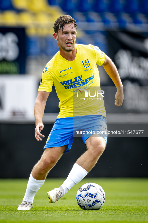 RKC player Patrick Vroegh during the match RKC vs. NEC (friendly) at the Mandemakers Stadium for the Dutch Eredivisie season 2024-2025 in Wa...