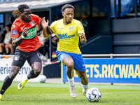 NEC player Brayann Pereira and RKC player Juan Familia-Castillo during the match RKC vs. NEC (friendly) at the Mandemakers Stadium for the D...