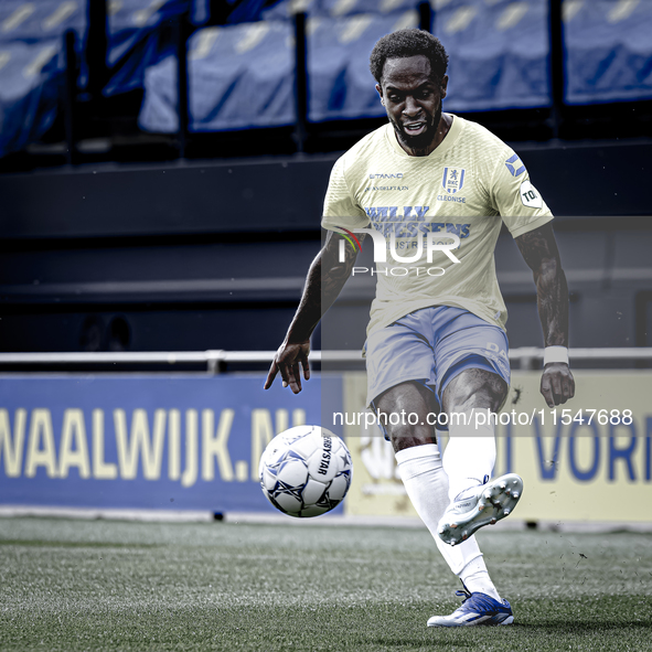 RKC player Denilho Cleonise plays during the match RKC - NEC (friendly) at the Mandemakers Stadium for the Dutch Eredivisie season 2024-2025...