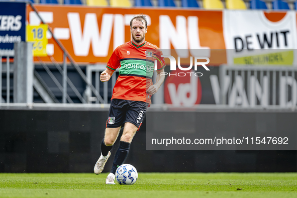 NEC player Thomas Ouwejan plays during the match RKC - NEC (friendly) at the Mandemakers Stadium for the Dutch Eredivisie season 2024-2025 i...