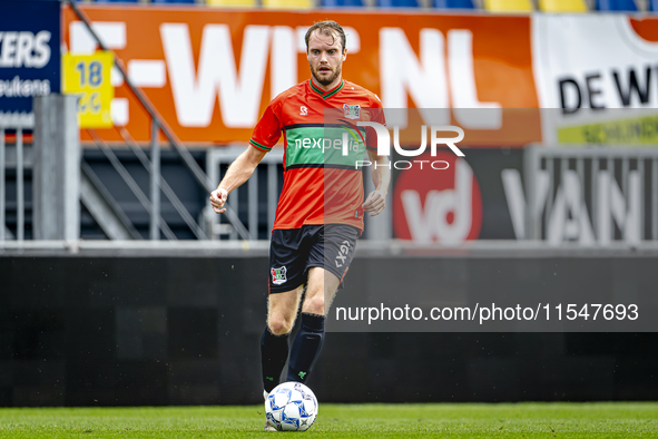 NEC player Thomas Ouwejan plays during the match RKC - NEC (friendly) at the Mandemakers Stadium for the Dutch Eredivisie season 2024-2025 i...