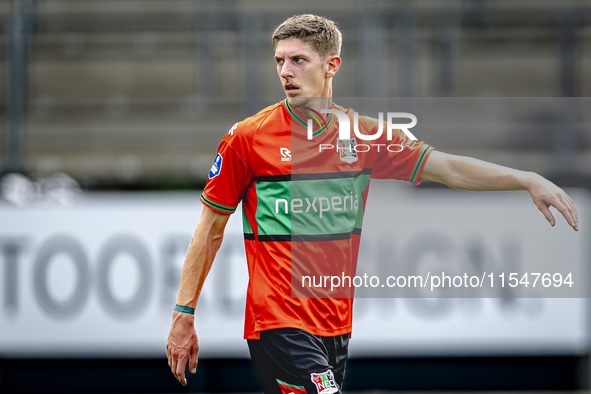 NEC player Mees Hoedemakers during the match RKC - NEC (friendly) at the Mandemakers Stadium for the Dutch Eredivisie season 2024-2025 in Wa...