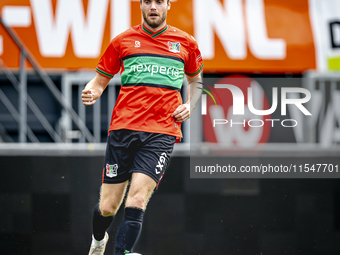 NEC player Thomas Ouwejan plays during the match RKC - NEC (friendly) at the Mandemakers Stadium for the Dutch Eredivisie season 2024-2025 i...