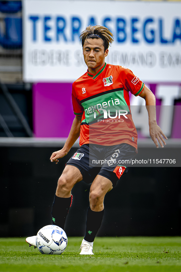 NEC player Kosai Sano during the match RKC - NEC (friendly) at the Mandemakers Stadium for the Dutch Eredivisie season 2024-2025 in Waalwijk...