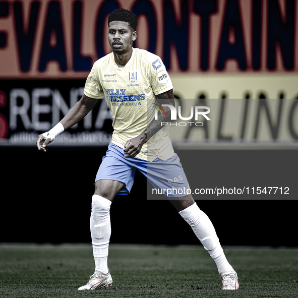 RKC player Richonell Margaret plays during the match RKC - NEC (friendly) at the Mandemakers Stadium for the Dutch Eredivisie season 2024-20...