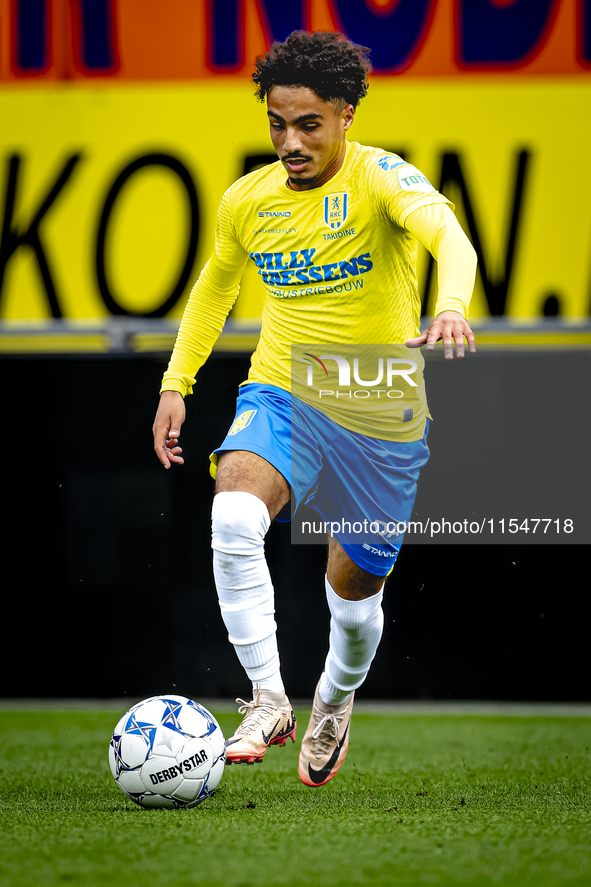 RKC player Ilias Takidine during the match RKC vs. NEC (friendly) at the Mandemakers Stadium for the Dutch Eredivisie season 2024-2025 in Wa...