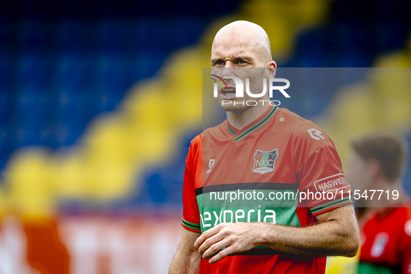 NEC player Bram Nuytinck during the match RKC - NEC (friendly) at the Mandemakers Stadium for the Dutch Eredivisie season 2024-2025 in Waalw...