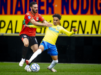 NEC player Ivan Marquez and RKC player Ilias Takidine during the match RKC vs. NEC (friendly) at the Mandemakers Stadium for the Dutch Eredi...