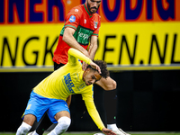 NEC player Ivan Marquez and RKC player Ilias Takidine during the match RKC vs. NEC (friendly) at the Mandemakers Stadium for the Dutch Eredi...