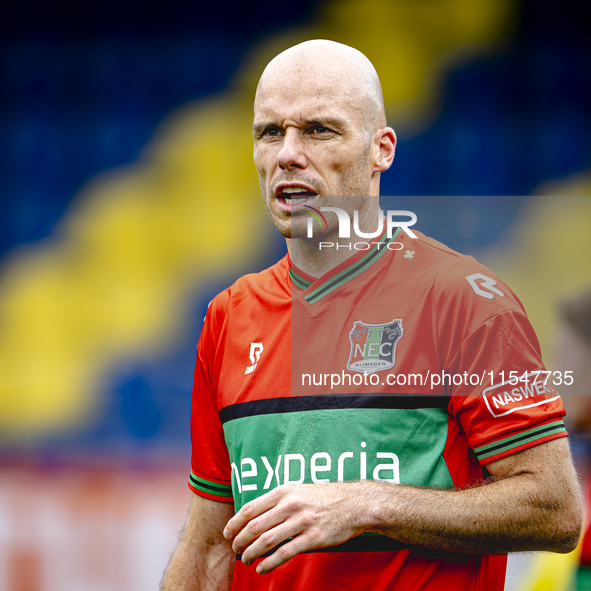 NEC player Bram Nuytinck during the match RKC - NEC (friendly) at the Mandemakers Stadium for the Dutch Eredivisie season 2024-2025 in Waalw...