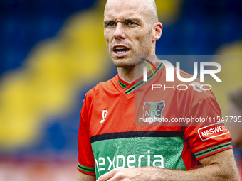 NEC player Bram Nuytinck during the match RKC - NEC (friendly) at the Mandemakers Stadium for the Dutch Eredivisie season 2024-2025 in Waalw...