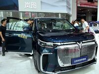 People look at various vehicles at the 23rd Autumn International Auto Show in Qingdao, China, on September 5, 2024. (