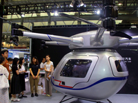 Visitors attend the 2024 Suzhou International New Energy Expo in Suzhou, China, on September 5, 2024. (