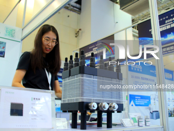 Visitors attend the 2024 Suzhou International New Energy Expo in Suzhou, China, on September 5, 2024. (