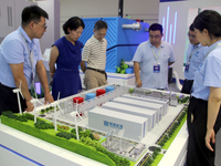 Visitors attend the 2024 Suzhou International New Energy Expo in Suzhou, China, on September 5, 2024. (