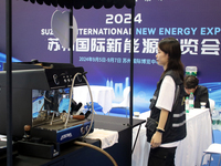 Visitors attend the 2024 Suzhou International New Energy Expo in Suzhou, China, on September 5, 2024. (