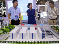 Visitors attend the 2024 Suzhou International New Energy Expo in Suzhou, China, on September 5, 2024. (