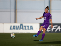 Laura Deloose of Anderlecht is in action during the UEFA Women's Champions League First qualifying round, Semi-finals CP-Group 4 soccer matc...