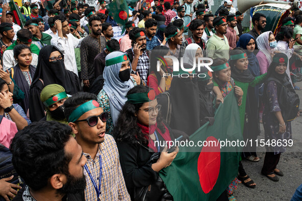 Thousands of people participated in the 'Shahidi March' on Thursday, September 5, 2024, commemorating those who lost their lives during the...