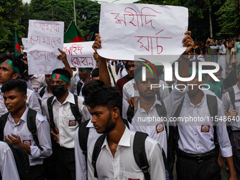 Thousands of people participated in the 'Shahidi March' on Thursday, September 5, 2024, commemorating those who lost their lives during the...