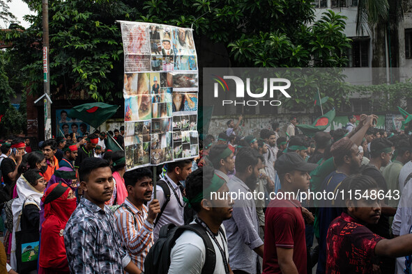 Thousands of people participated in the 'Shahidi March' on Thursday, September 5, 2024, commemorating those who lost their lives during the...