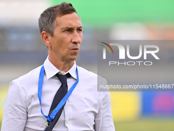 Carmine Nunziata coaches Italy U21 during the UEFA U21 Euro 2025 Qualifier match between Italy and San Marino at the Domenico Francioni Stad...