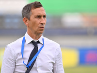 Carmine Nunziata coaches Italy U21 during the UEFA U21 Euro 2025 Qualifier match between Italy and San Marino at the Domenico Francioni Stad...