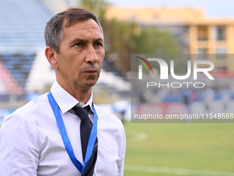 Carmine Nunziata coaches Italy U21 during the UEFA U21 Euro 2025 Qualifier match between Italy and San Marino at the Domenico Francioni Stad...