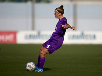 Laura Deloose of Anderlecht is in action during the UEFA Women's Champions League First qualifying round, Semi-finals CP-Group 4 soccer matc...