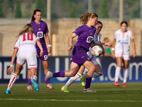 Senna Koeleman of Anderlecht is in action during the UEFA Women's Champions League First qualifying round, Semi-finals CP-Group 4 soccer mat...