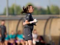 Aude Waldbillig, goalkeeper of Anderlecht, is in action during the UEFA Women's Champions League First qualifying round, Semi-finals CP-Grou...