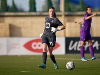 Aude Waldbillig, goalkeeper of Anderlecht, is in action during the UEFA Women's Champions League First qualifying round, Semi-finals CP-Grou...