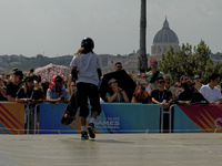 Woman qualifies for Finals World Skate Games 2024 in Rome, Italy, on September 5, 2024 (