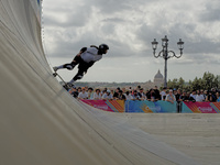 Woman qualifies for Finals World Skate Games 2024 in Rome, Italy, on September 5, 2024 (