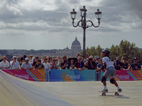 Woman qualifies for Finals World Skate Games 2024 in Rome, Italy, on September 5, 2024 (