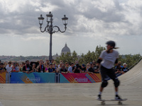 Woman qualifies for Finals World Skate Games 2024 in Rome, Italy, on September 5, 2024 (