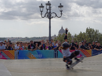 Woman qualifies for Finals World Skate Games 2024 in Rome, Italy, on September 5, 2024 (