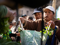 Retirees, social organizations, and unions mobilize in front of the National Congress of the Republic of Argentina in Buenos Aires, Argentin...