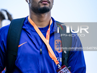 Netherlands player Devyne Rens plays during the match between the Netherlands and North Macedonia at the Yanmar Stadium for the Qualificatio...