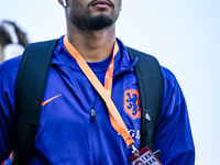 Netherlands player Devyne Rens plays during the match between the Netherlands and North Macedonia at the Yanmar Stadium for the Qualificatio...