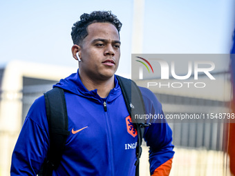 Netherlands player Million Manhoef participates in the match between the Netherlands and North Macedonia at the Yanmar Stadium for the Quali...