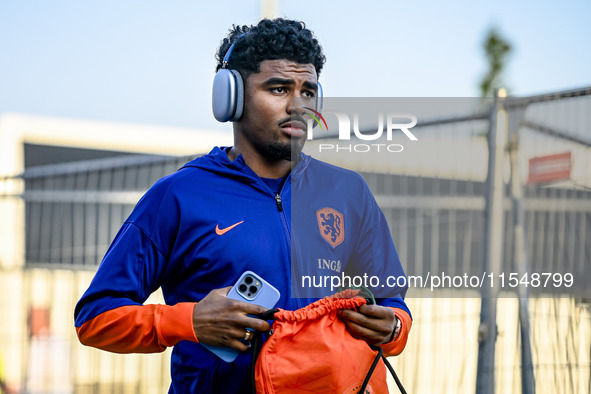 Netherlands player Ian Maatsen during the match between the Netherlands and North Macedonia at the Yanmar Stadium for the Qualification EU 2...