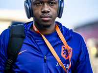 Netherlands player Antoni Milambo plays during the match between the Netherlands and North Macedonia at the Yanmar Stadium for the Qualifica...