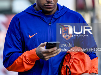 Netherlands player Myron van Brederode during the match between the Netherlands and North Macedonia at the Yanmar Stadium for the Qualificat...